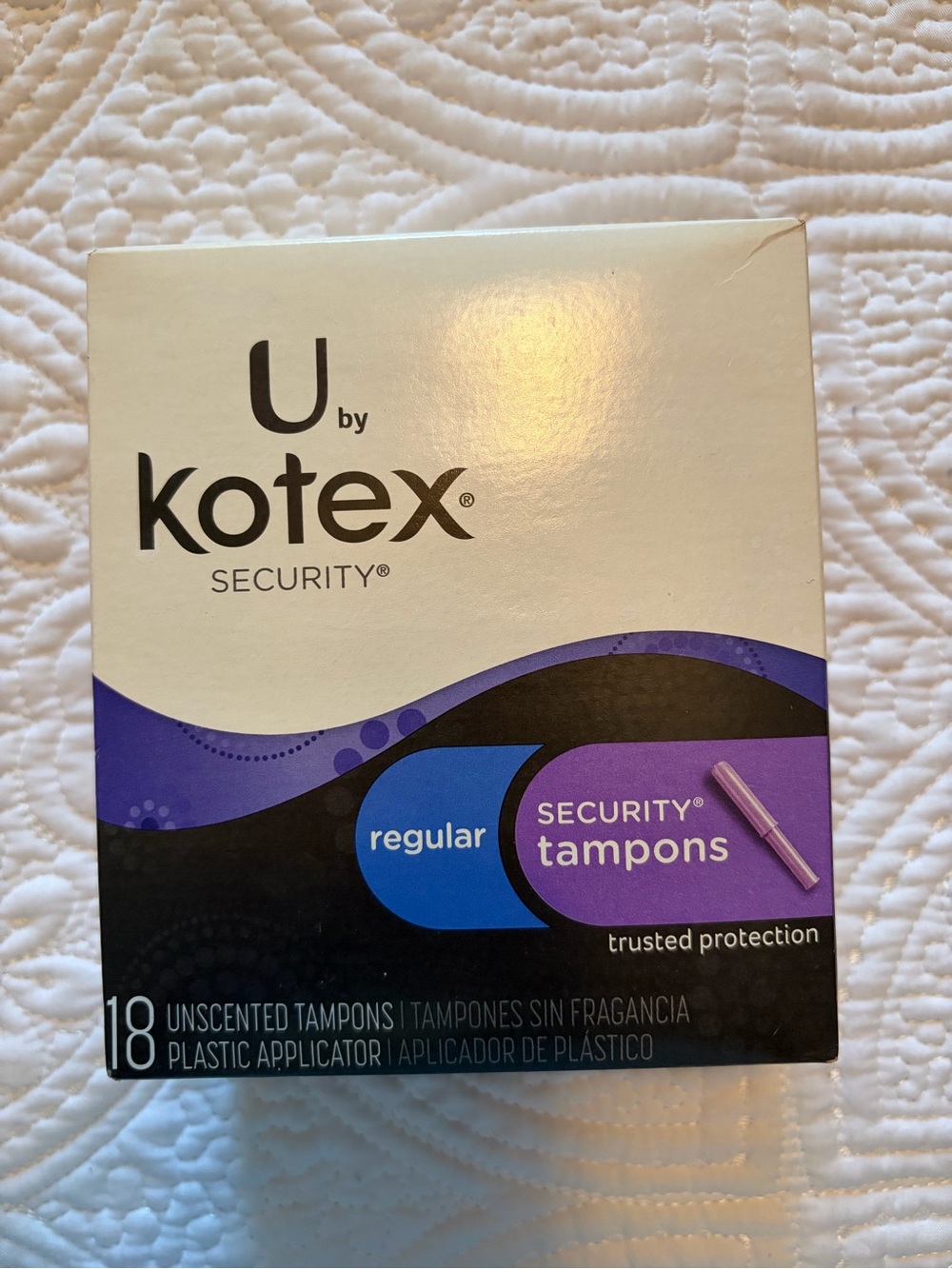 U by Kotex Regular Tampons  - Original Discontinued.